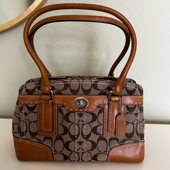 Coach Bags Vintage Coach Hamilton Bag In Khaki Poshmark
